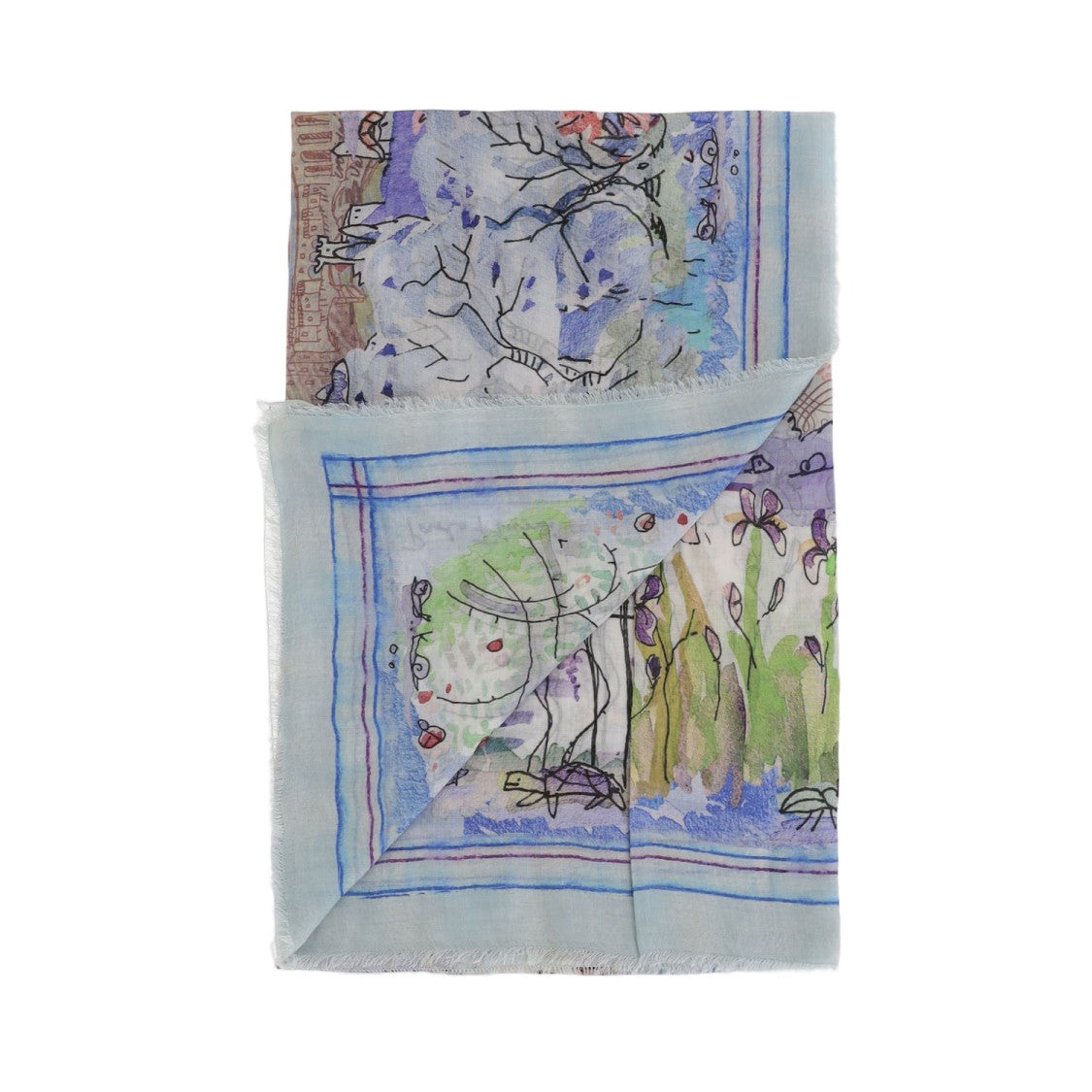 Faliero Sarti Florence Map Scarf