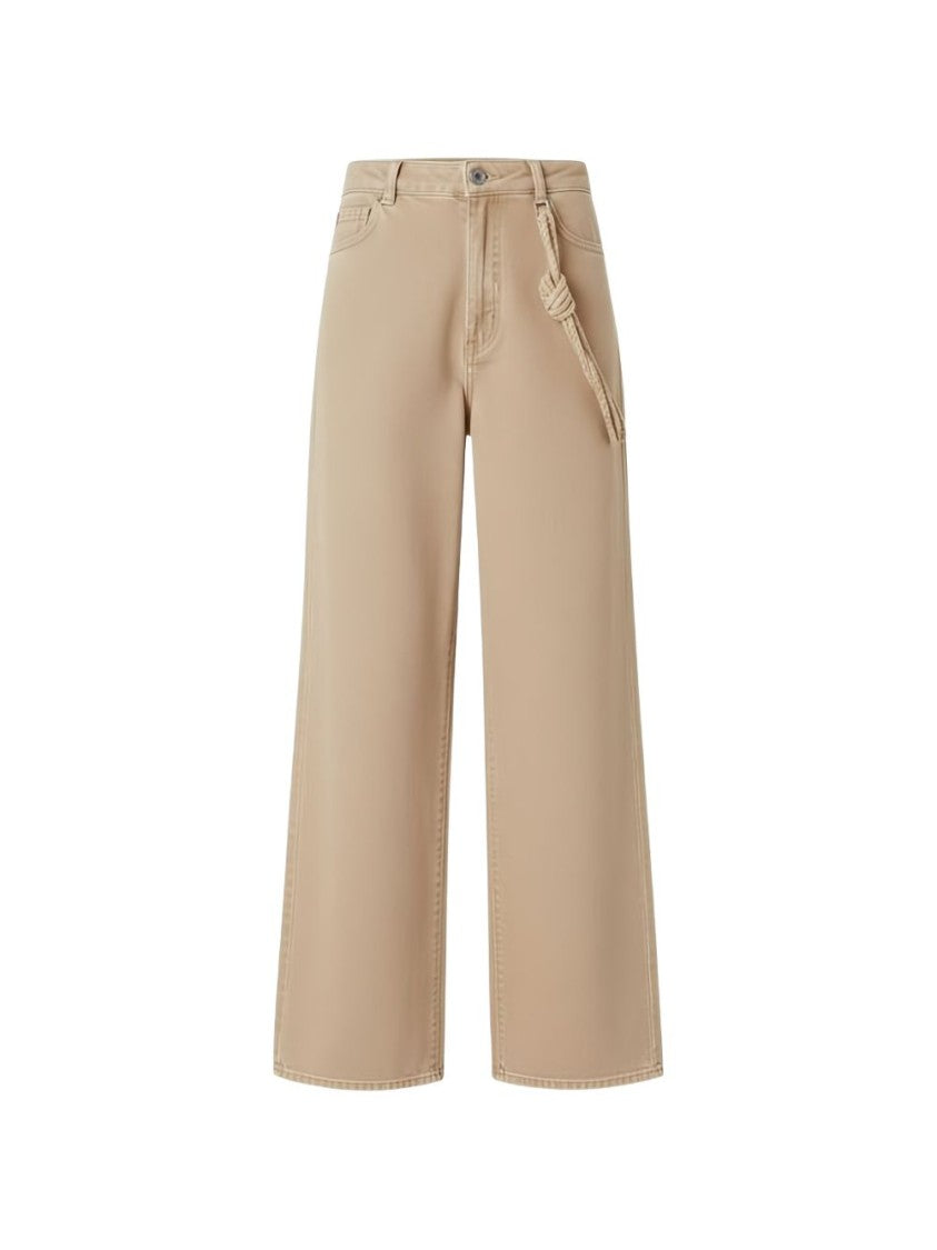 Pinko Wide-Leg Cropped Jeans