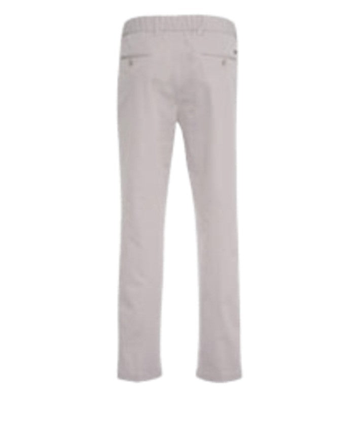 Herno Technical Stretch Seersucker Trousers With Drawstring Waist And Pleats