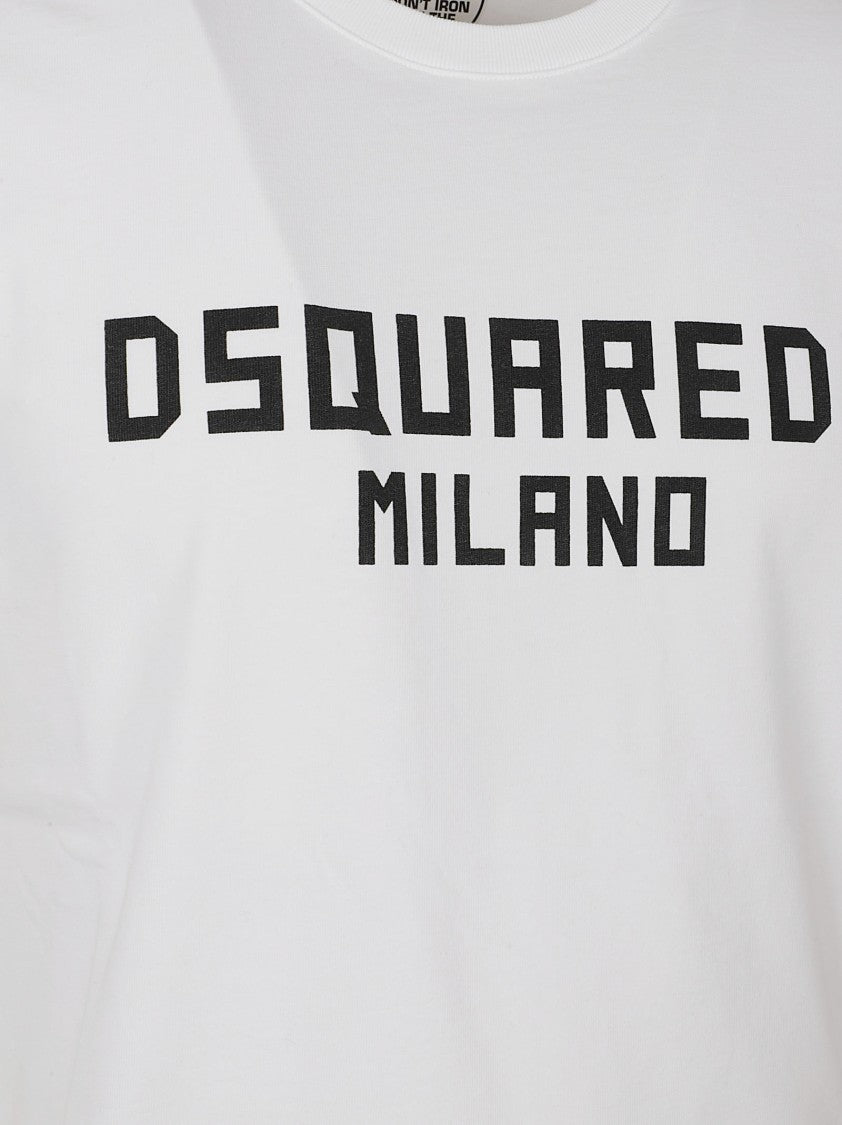Dsquared2 Short-Sleeve Bold Text T-Shirt