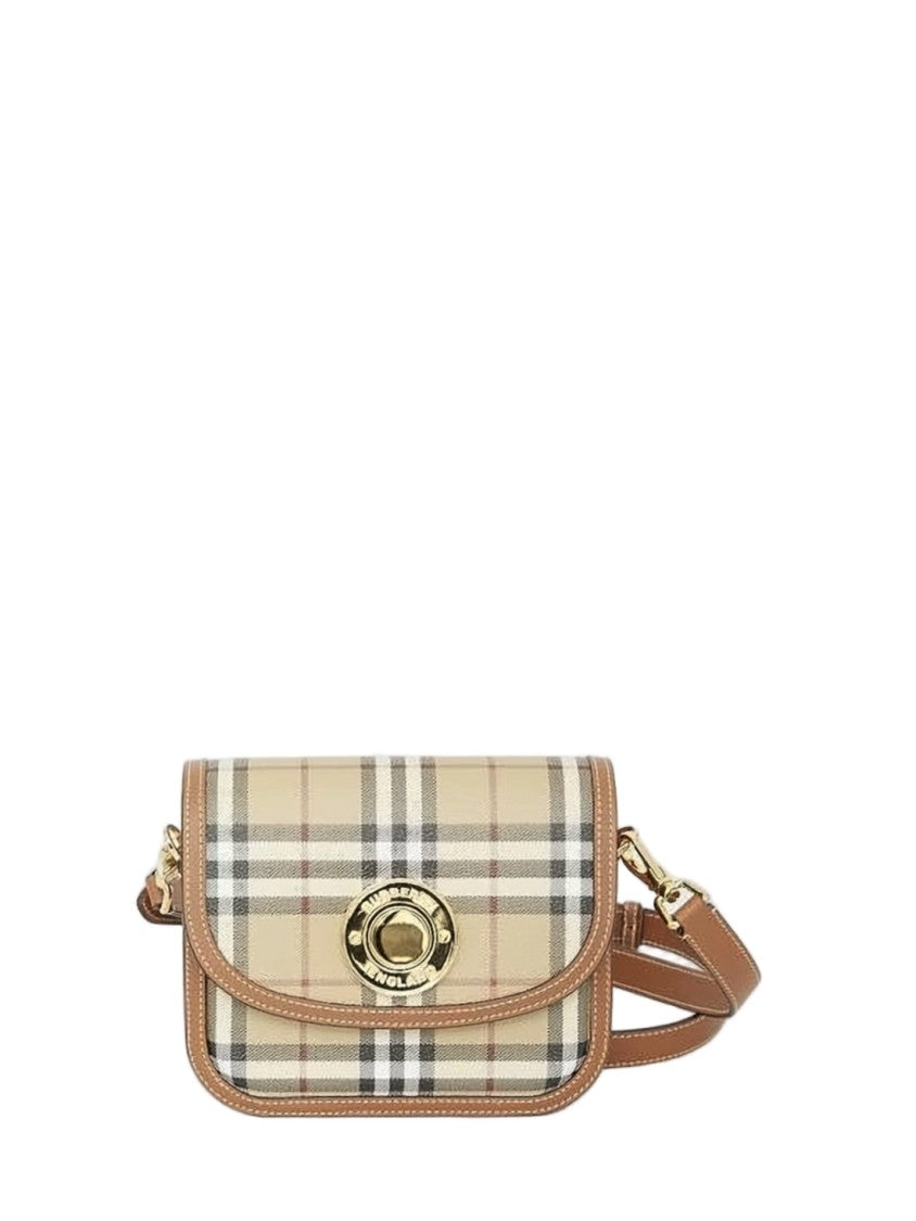 Burberry Classic Check-Patterned Structured Shoulder Bag