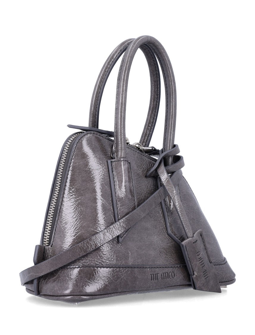 The Attico Grey Sant Abreoeus Mini Handbag