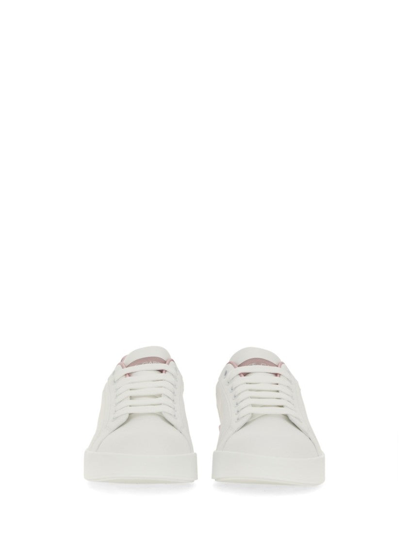 Dolce & Gabbana Portofino Low-Top Leather Sneakers
