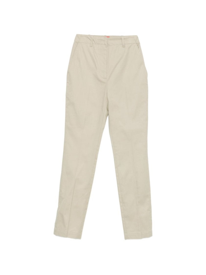 Diesel Beige Silk And Nylon Tailored Trousers