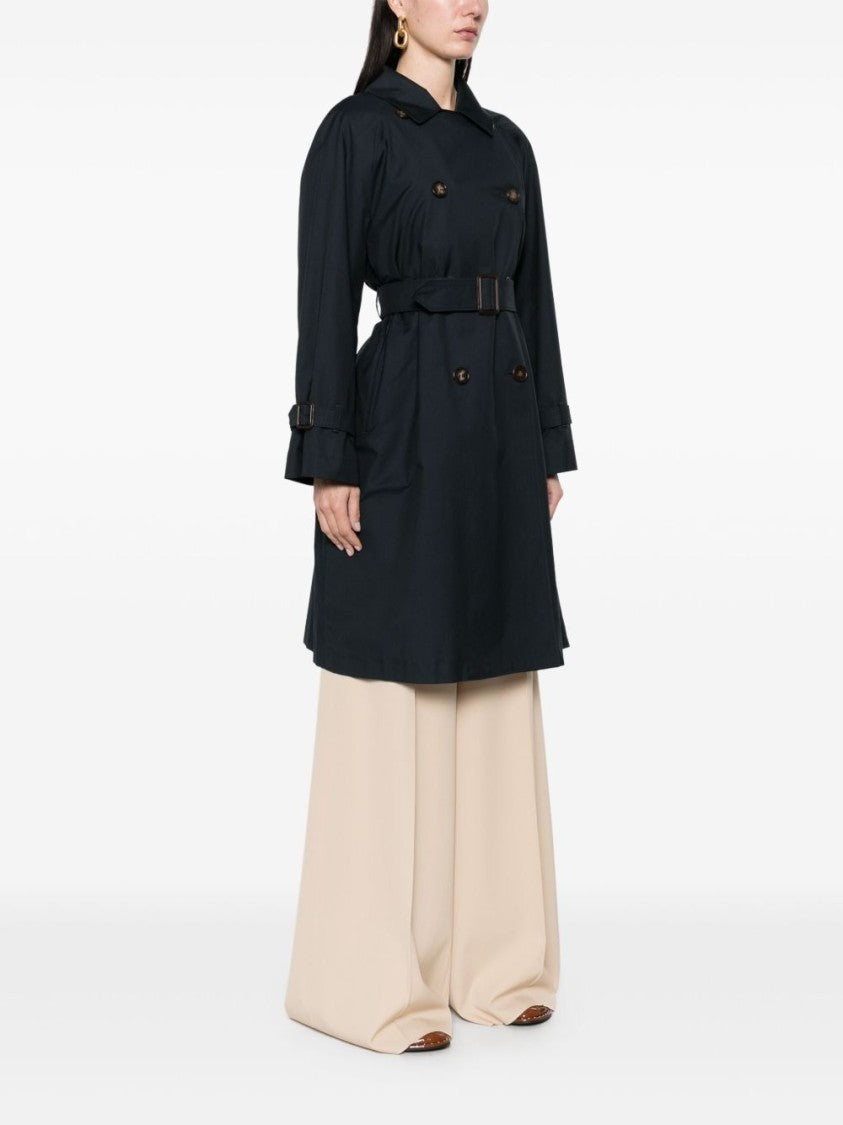 Max Mara Double-Breasted Trench Coat