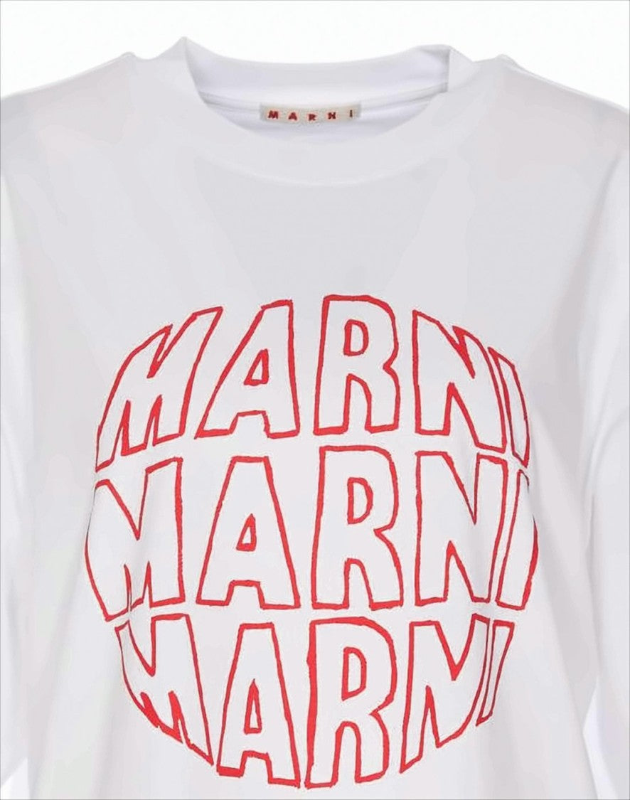 Marni Relaxed-Fit Graphic Print T-Shirt