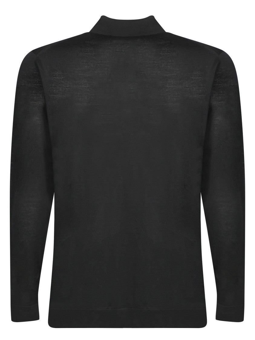 Dell'oglio Button-Up Black Shirt