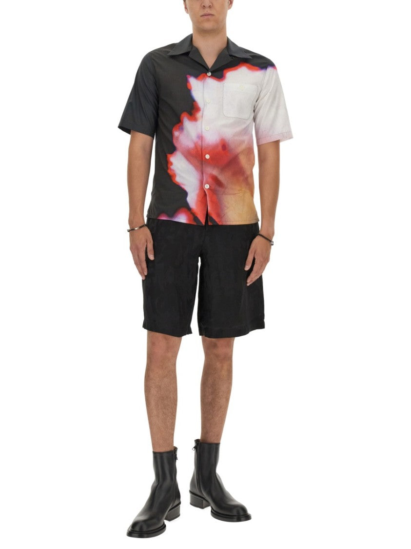 Alexander Mcqueen Hawaiian Cotton Shirt