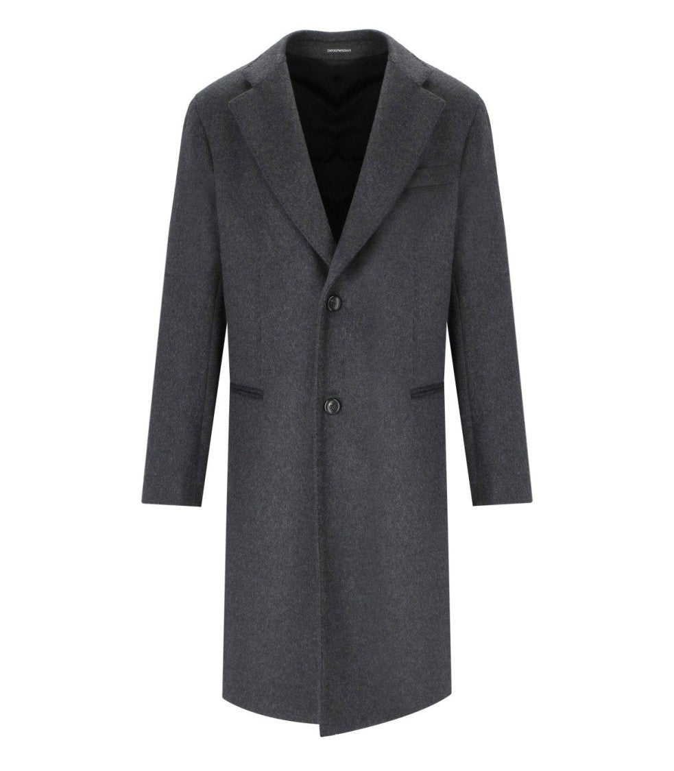Emporio Armani Phantom Wool Blend Coat