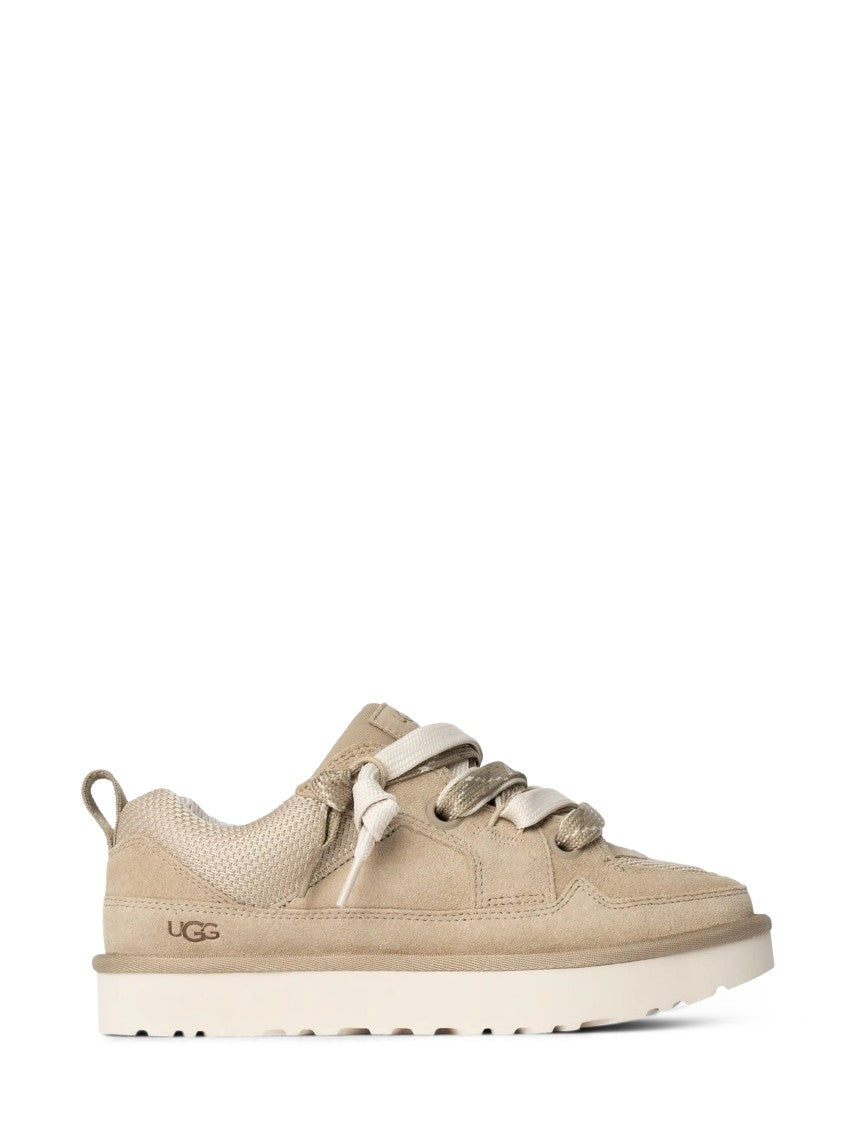 Ugg Low-Top Sneakers With Textured Mesh Collar
