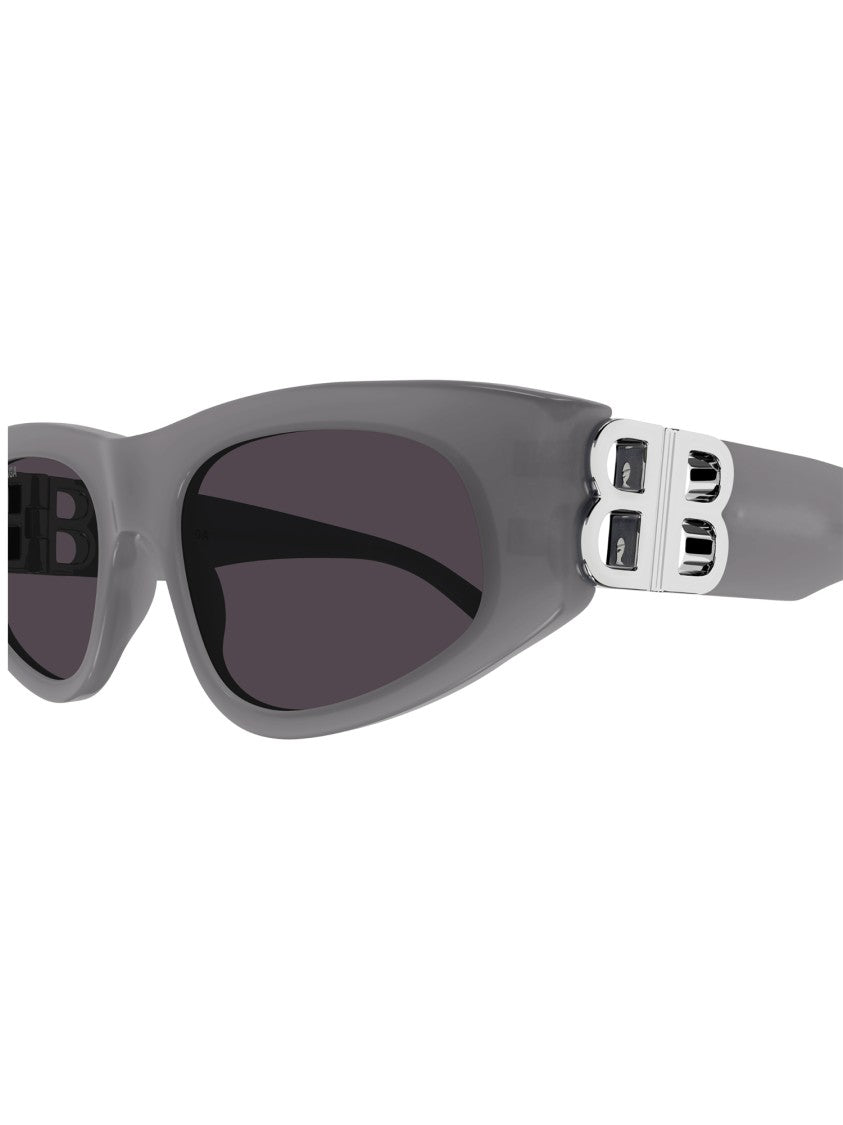 Balenciaga Grey Bb0095s Acetate Silver Sunglasses