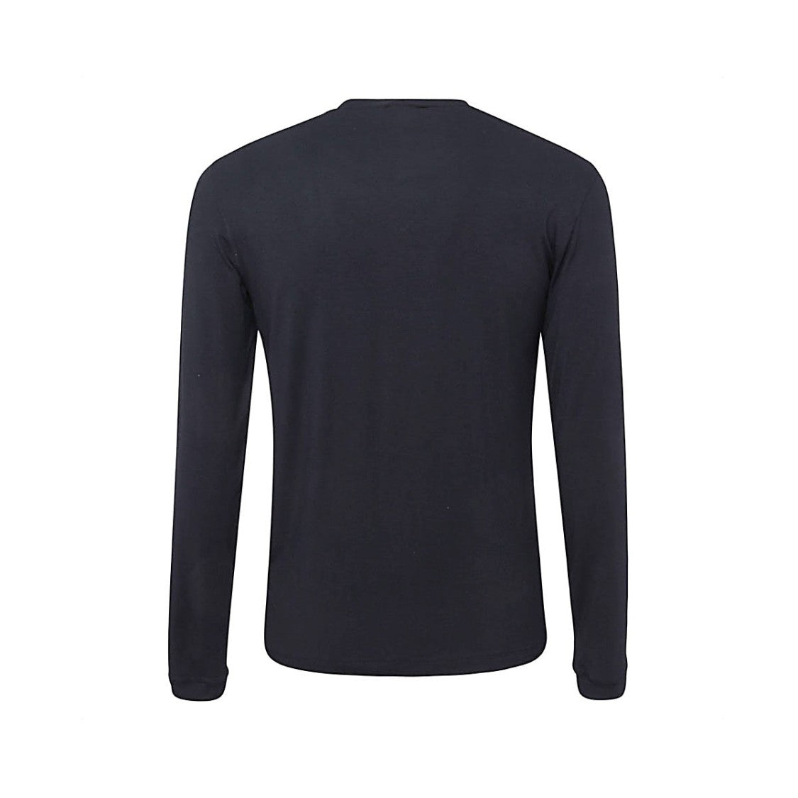 Giorgio Armani Long-Sleeve Crew Neck Viscose T-Shirt