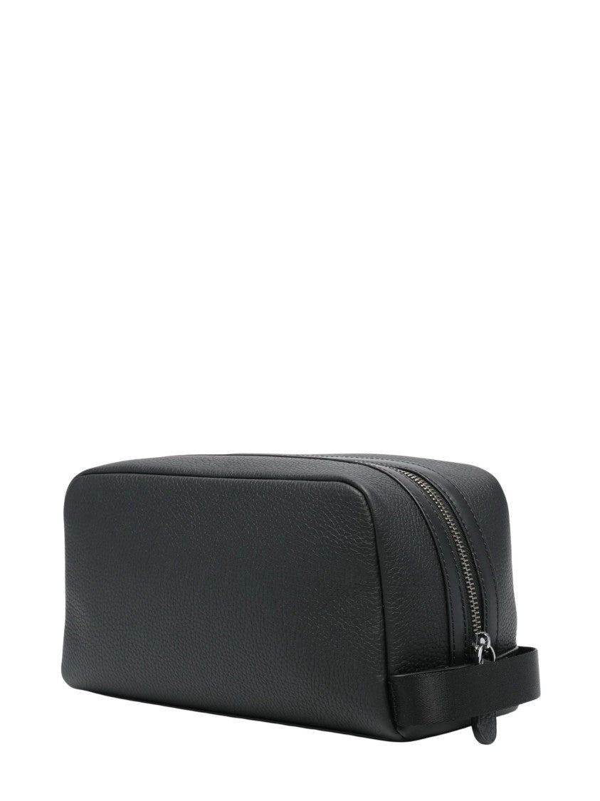Michael Kors Hudson Pebbled Leather Zipped Travel Pouch