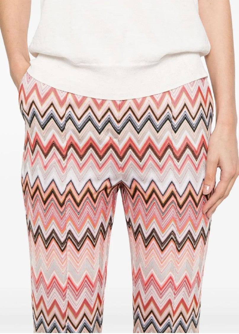 Missoni Zigzag Patterned Tailored Trousers