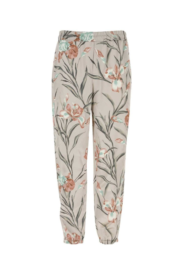 Saint Laurent Printed Satin Pant