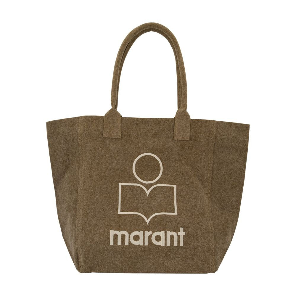 Isabel Marant Yenky Gz Shopper Bag - Cotton - Khaki