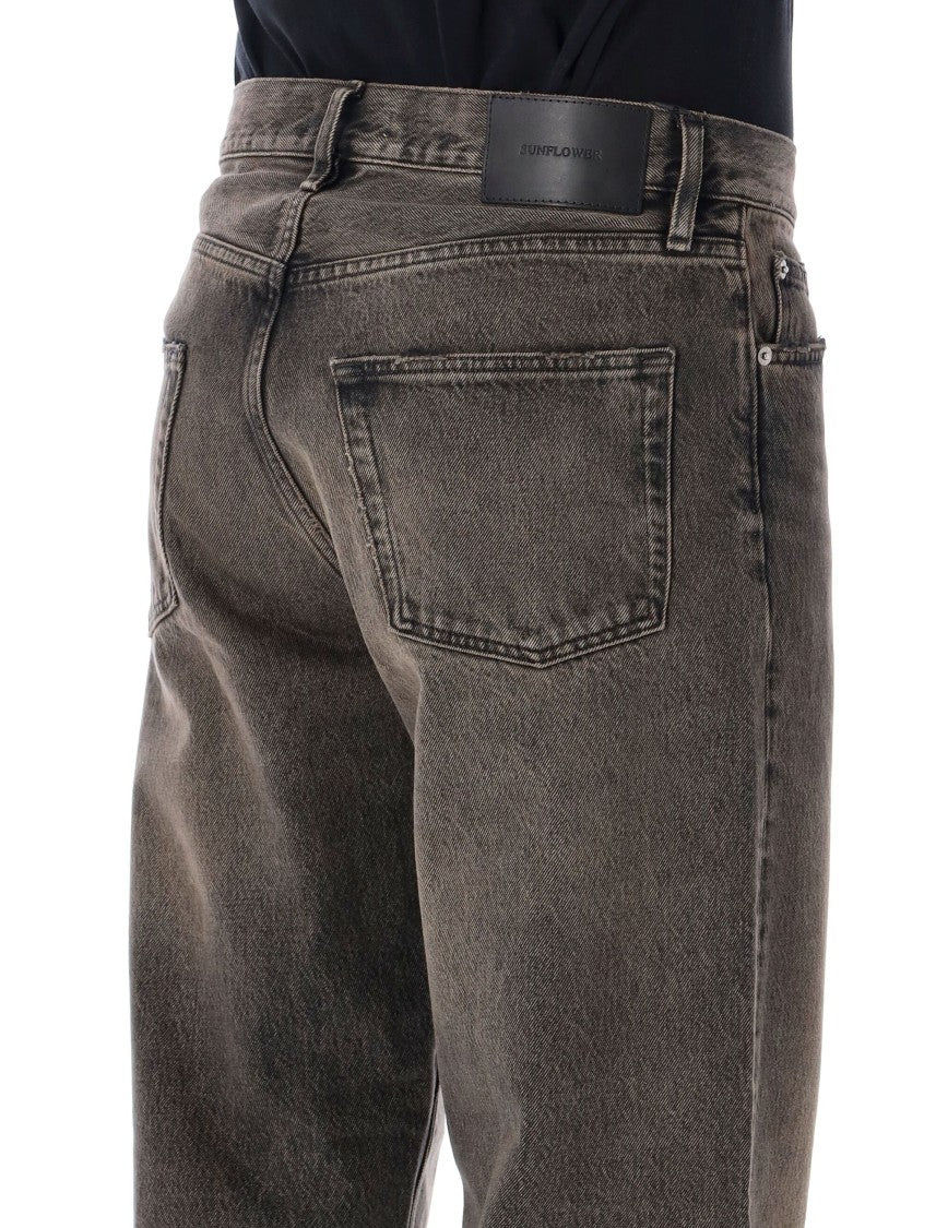 Sunflower Dirty Tint Organic Cotton Vintage Twisted Seams Loose Jeans