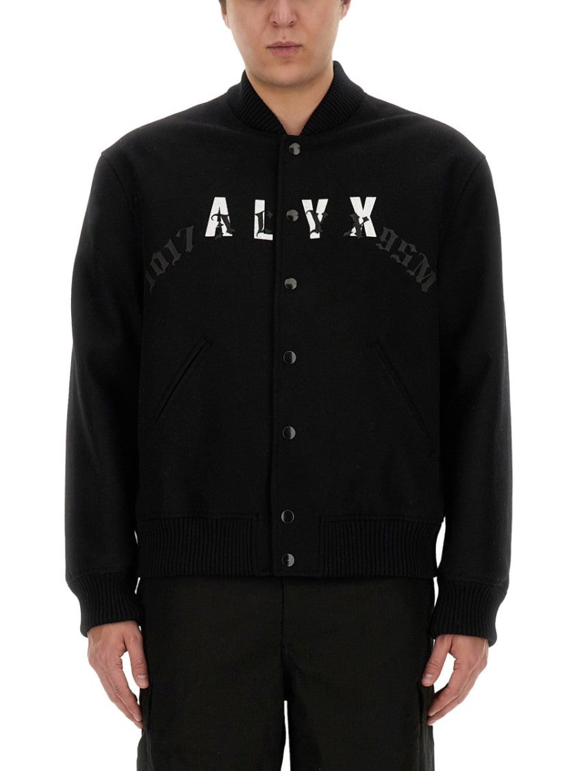 1017 Alyx 9Sm Bold Logo Bomber Jacket