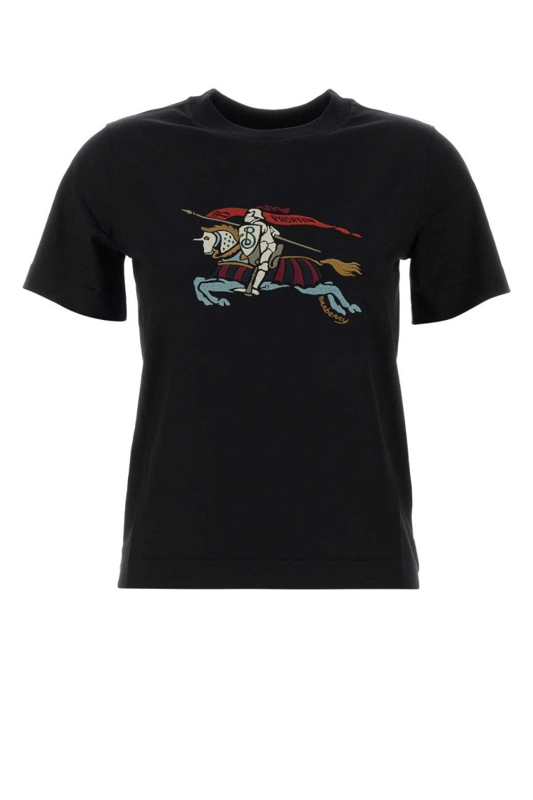 Burberry Black Cotton T-Shirt