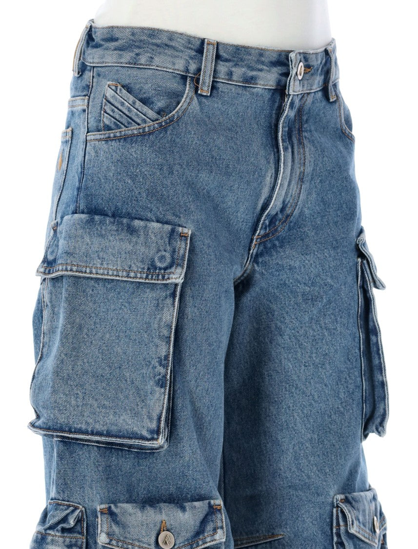 The Attico Fern Cargo Jeans