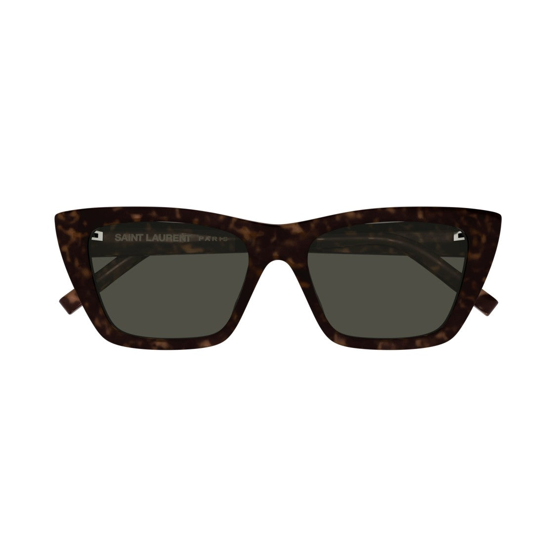 Saint Laurent Oversized Tortoiseshell Sunglasses With Dark Lenses