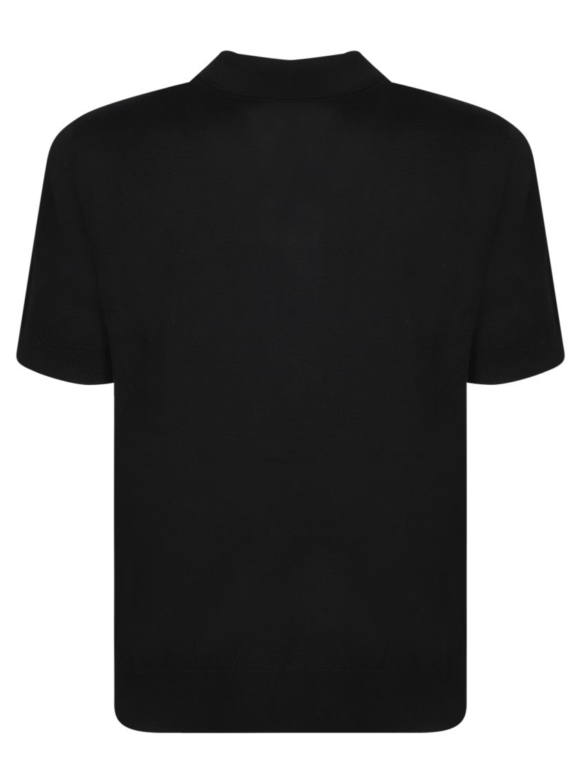 Dsquared2 Short-Sleeved Knit Polo With Classic Collar