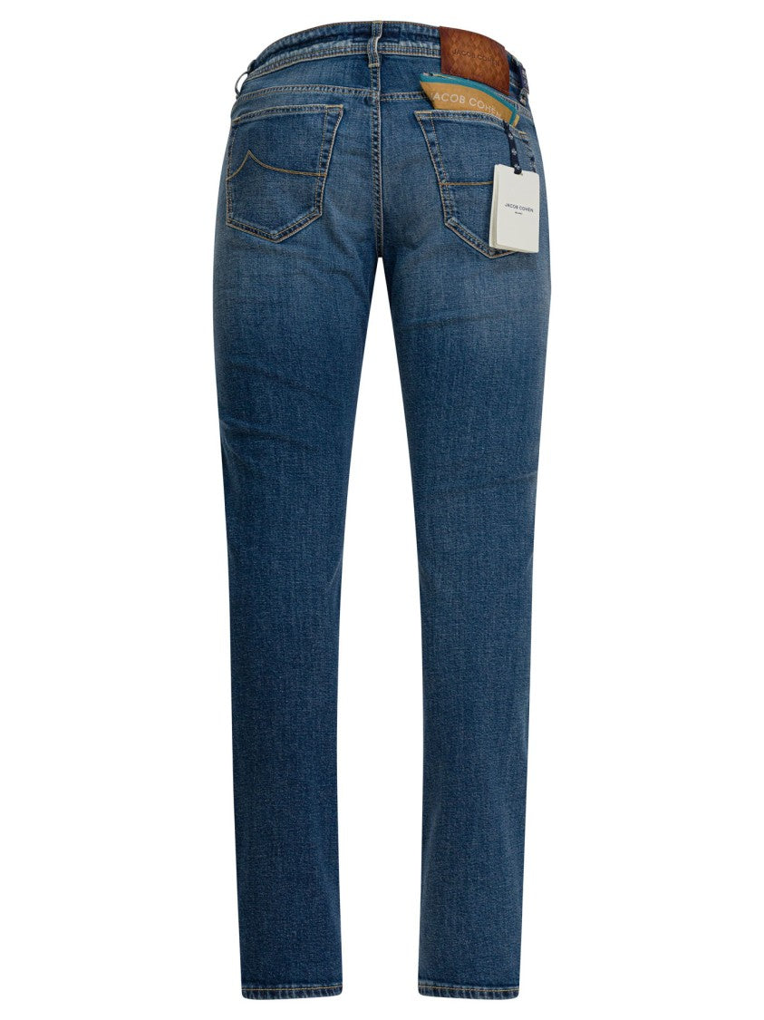 Jacob Cohen Classic Blue Jeans With Tailored Fit