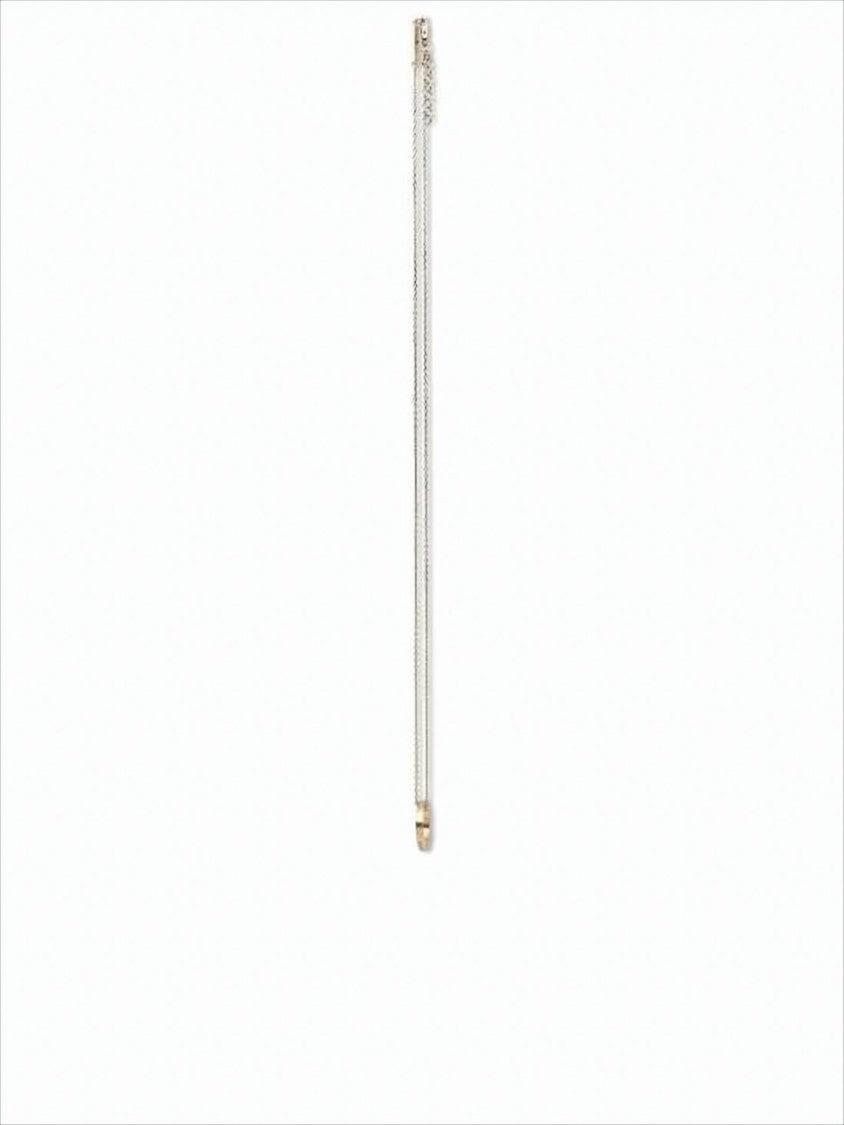 Maison Margiela Minimalist Gold Necklace With Rectangular Pendant