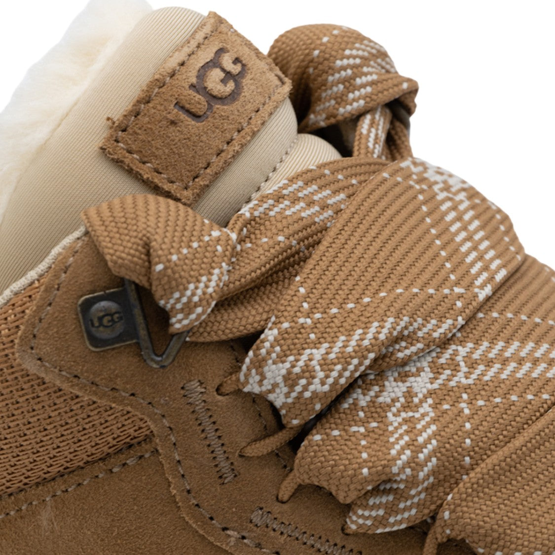 Ugg Warm Tan Suede And Mesh Sneakers
