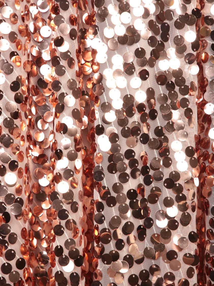 Blanca Vita Metallic Skirt With Flowing Silhouette