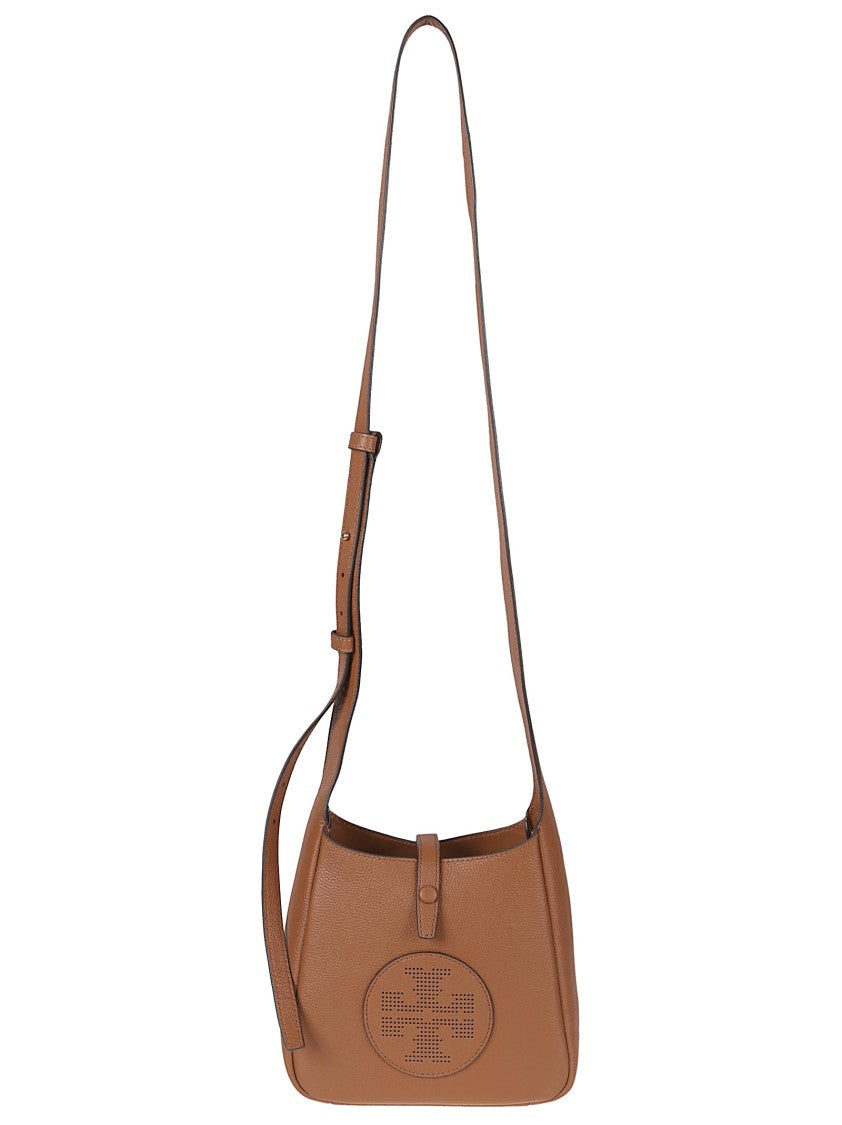 Tory Burch Brown Leather Miller Swing Shoulder Bag