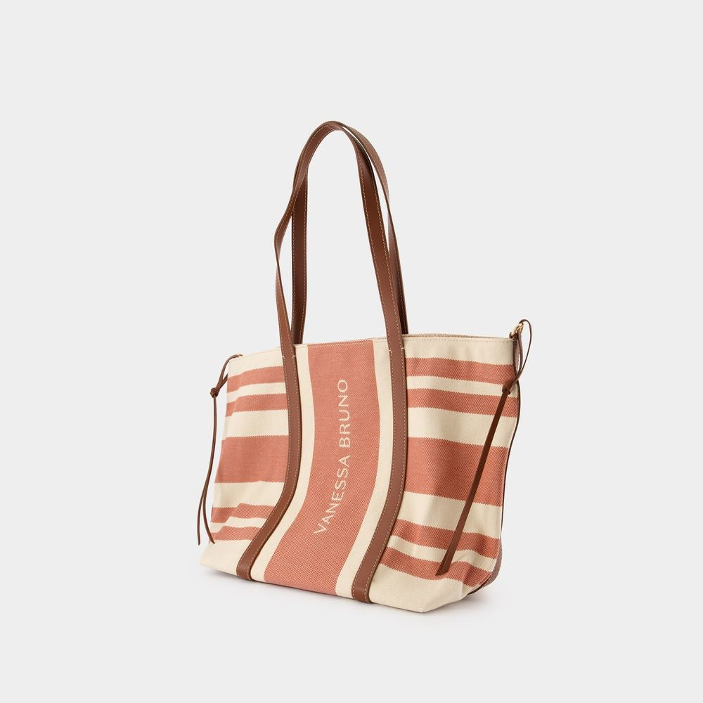 Vanessa Bruno Gm Shopper Bag - Cotton - Brown