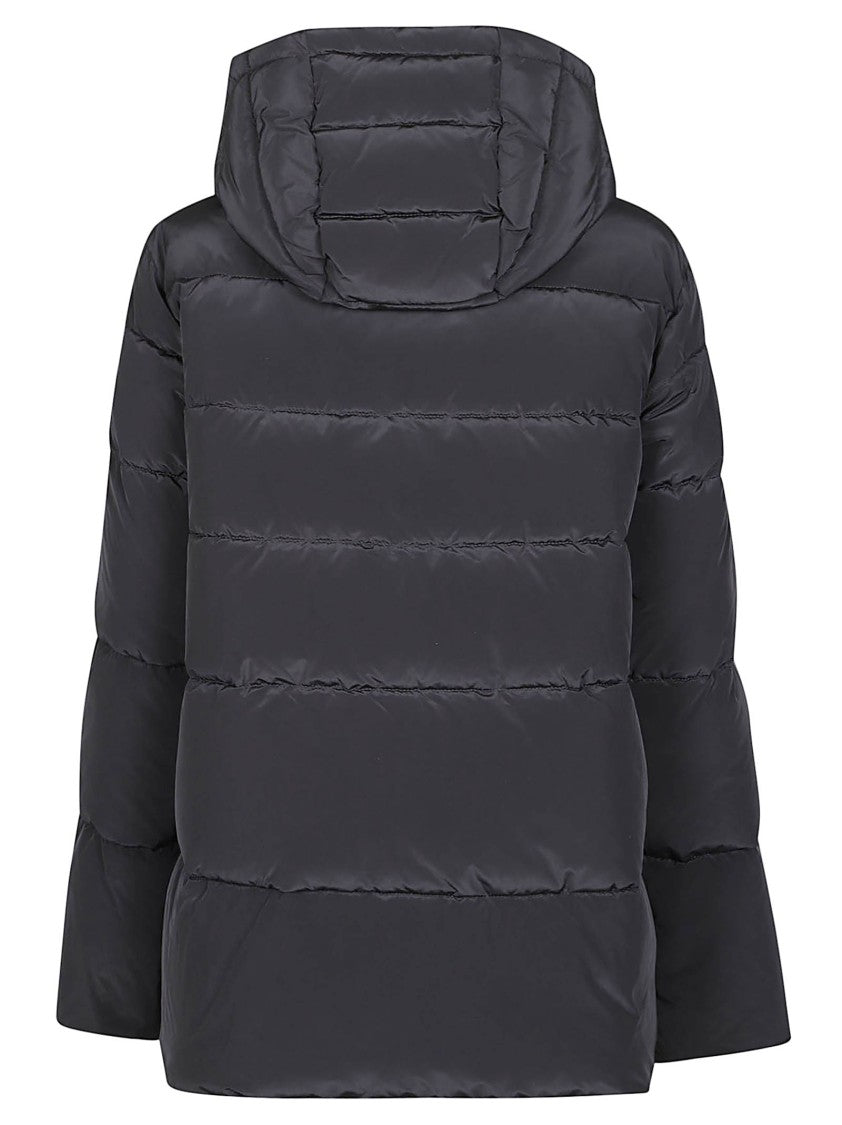 Pinko Black Eleodoro Padded Caban Polyester-Blend Jacket