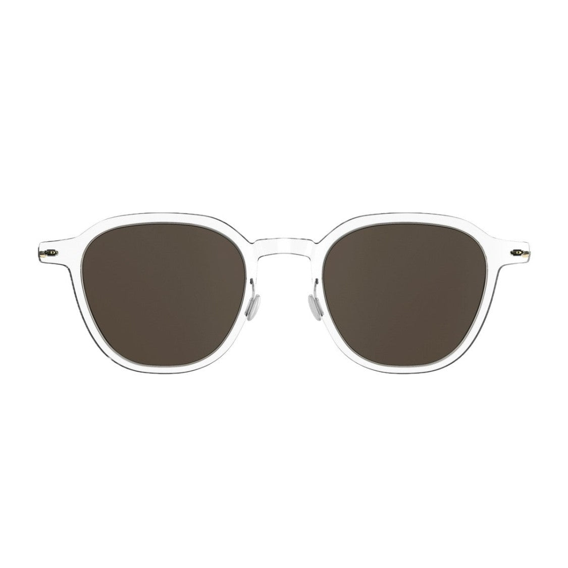 Lindberg Transparent Sun Titanium 8348 Acetate Geometric Sunglasses