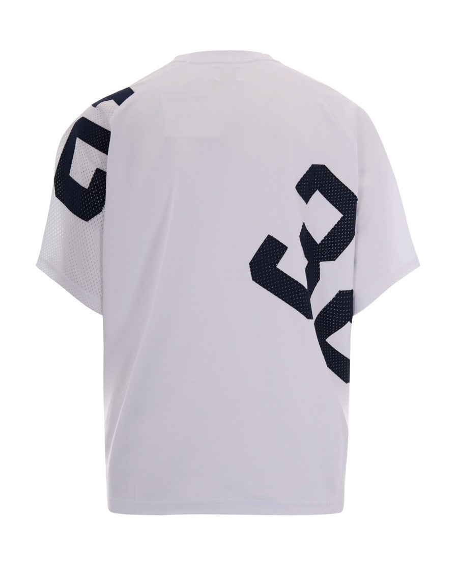 Arte Antwerp Deconstructed Jersey T-Shirt With Distorted Number Design