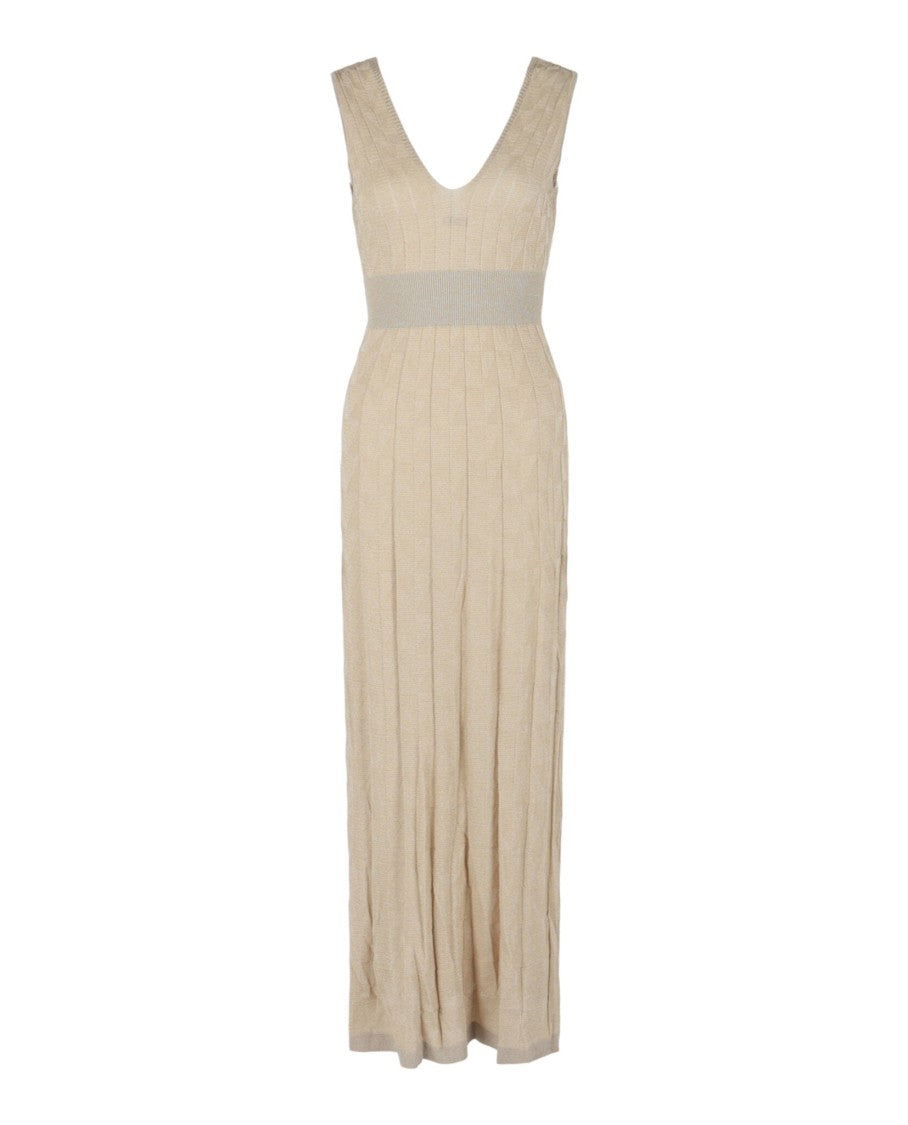 M Missoni Metallic Geo Print Maxi Dress