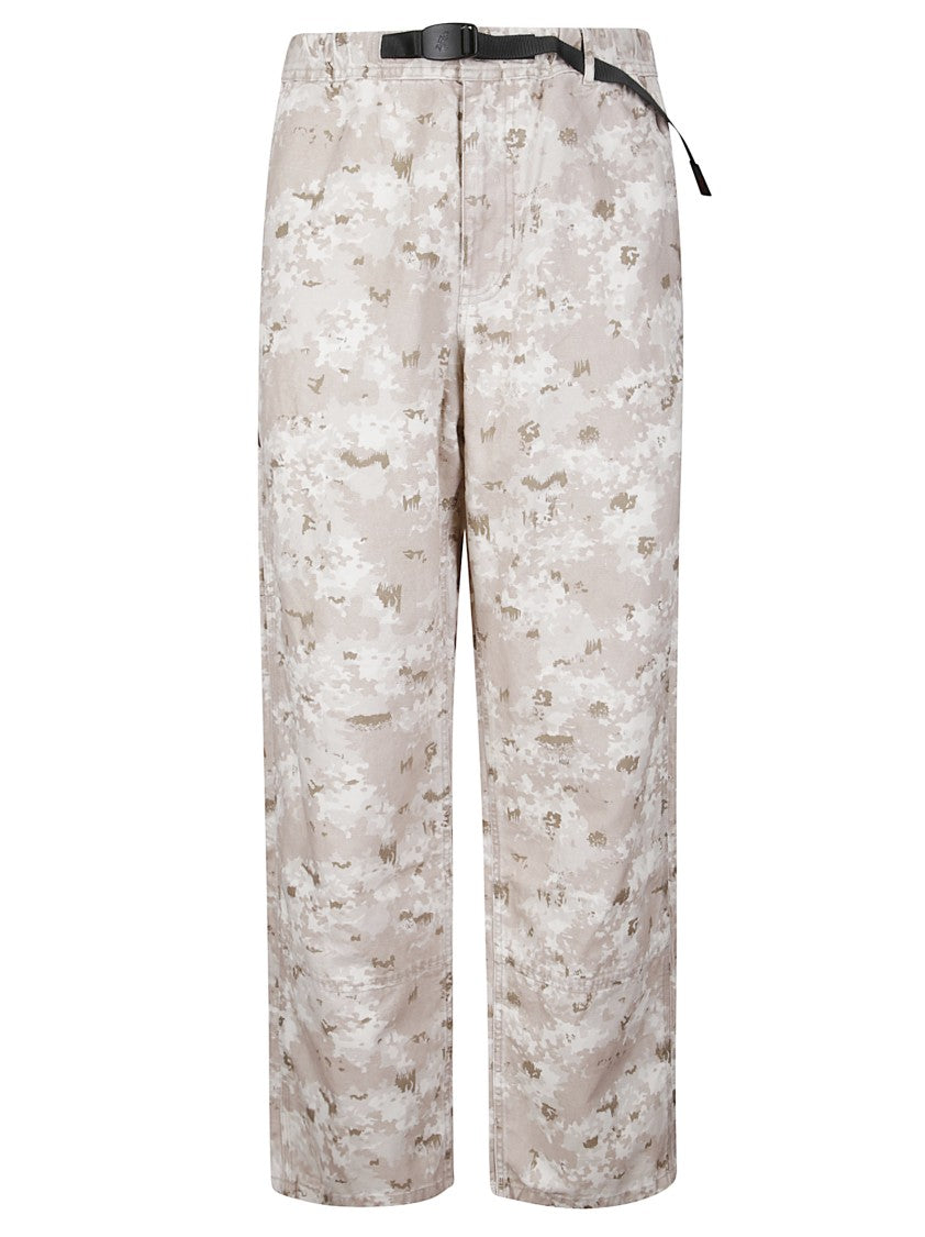 Gramicci Wide-Leg Work Pants With Adjustable Drawstring Belt