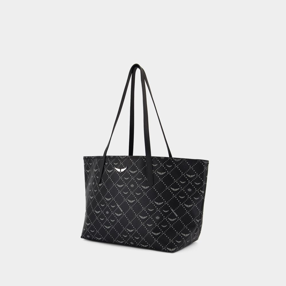 Zadig & Voltaire Z Monogram Tote - Synthetic - Black
