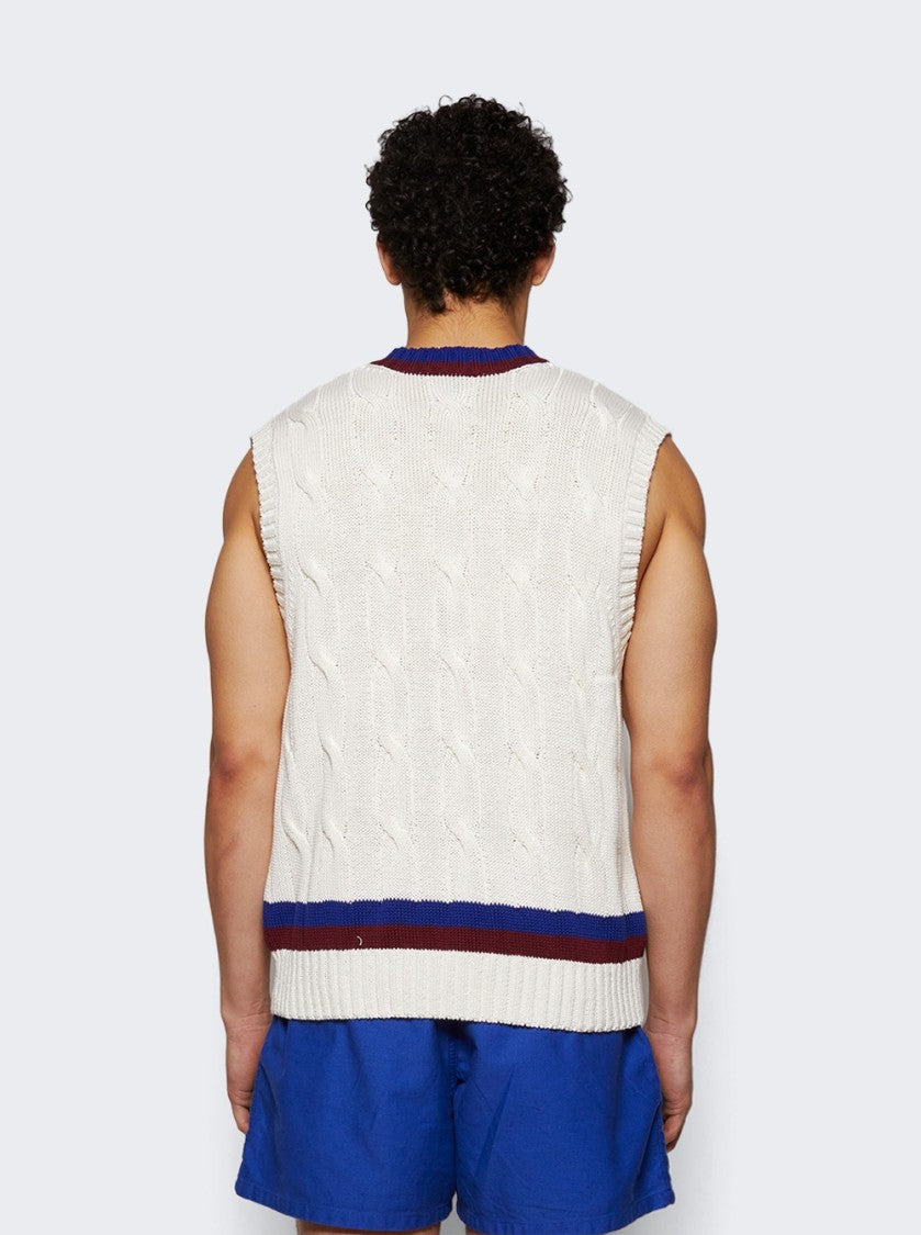 Bode Tennis Vest Cream