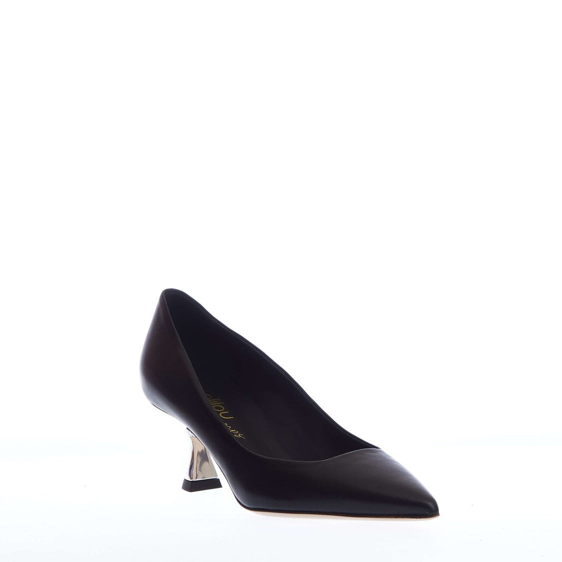 Ninalilou 55Mm Black Leather Pumps