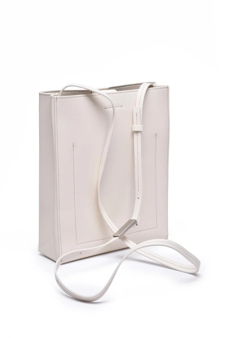 Calvin Klein Leather Crossbody Bag White