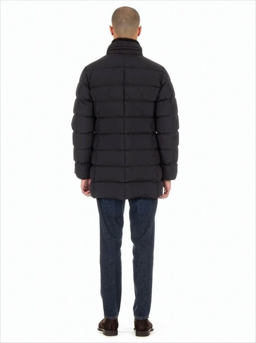Moorer Double-Breasted Down Jacket With Beaver Collar Zarbo-Stp