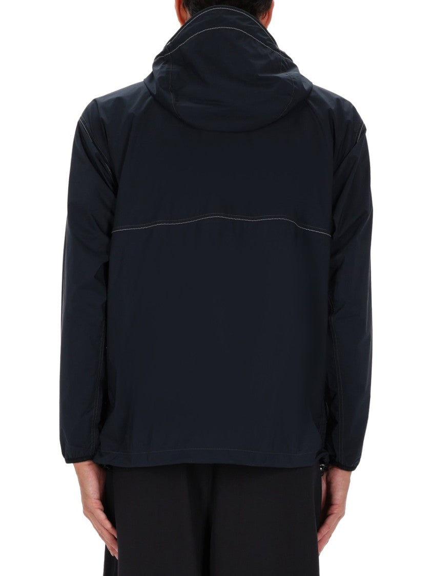 And Wander Partex Lightweight Hooded Nylon Jacket