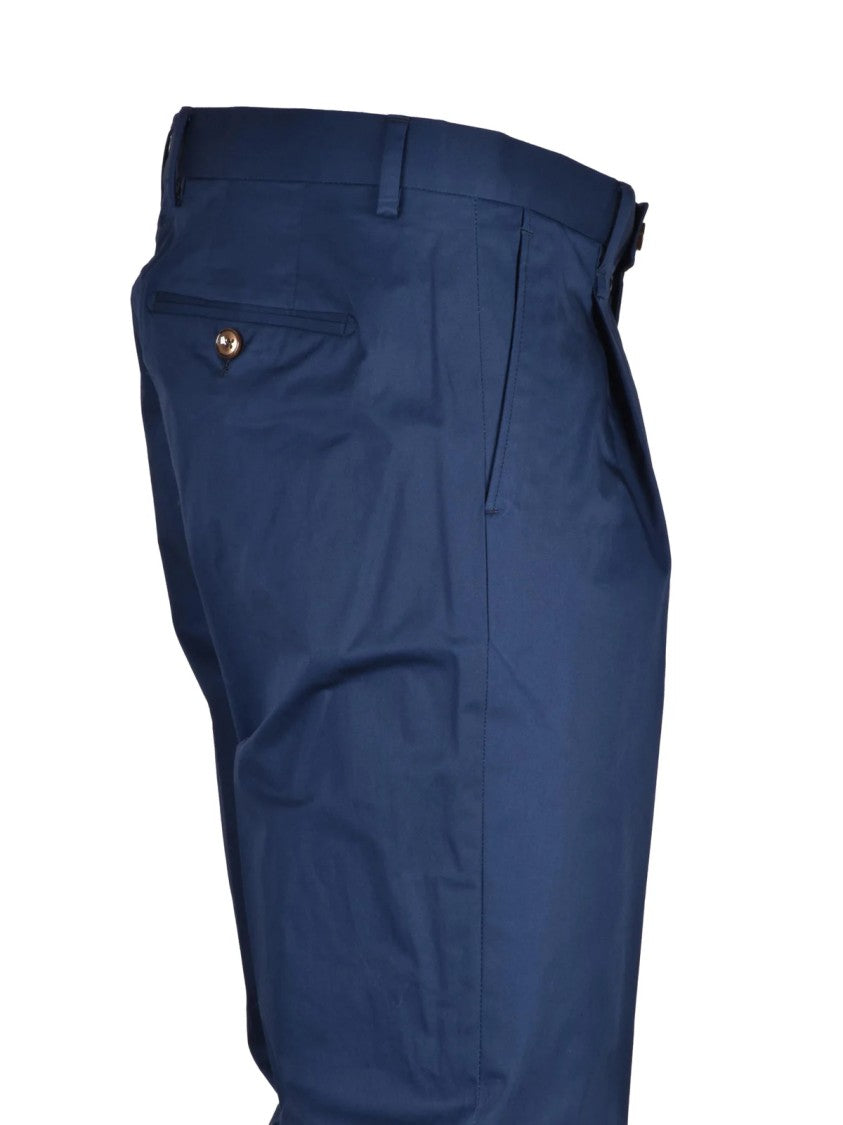 Lab 001 Royal Blue Stretch Cotton Formal Pants