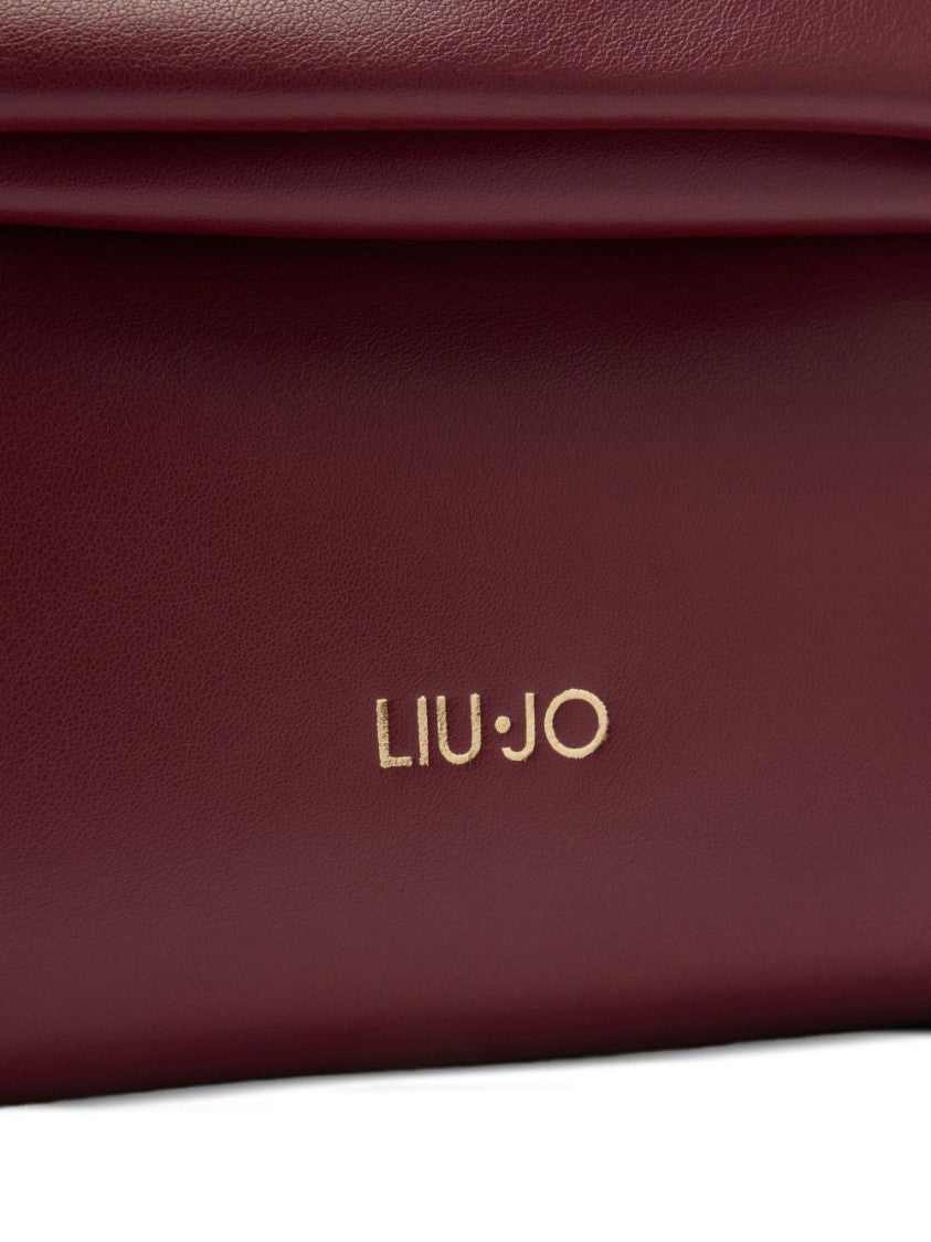 Liu Jo Bordeaux Clutch With Gold-Tone Geometric Accents