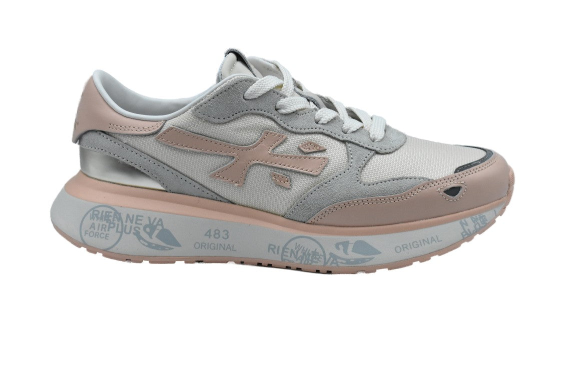 Premiata Modern Retro-Inspired Low-Top Sneakers With Suede