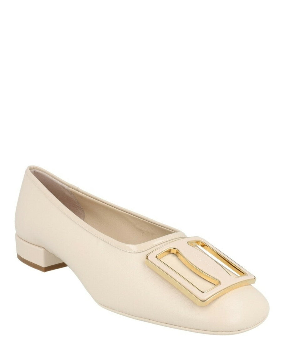 Ferragamo Myrna Patent Leather Ballet Flats - Narrow Width