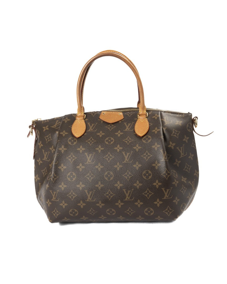 Louis Vuitton Turenne Mm Monogram Canvas Leather Tote Bag