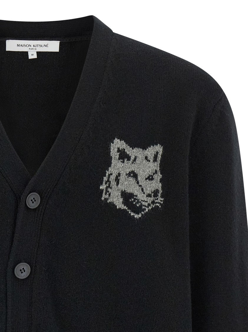 Maison Kitsuné 'Fox Head' Cardigan