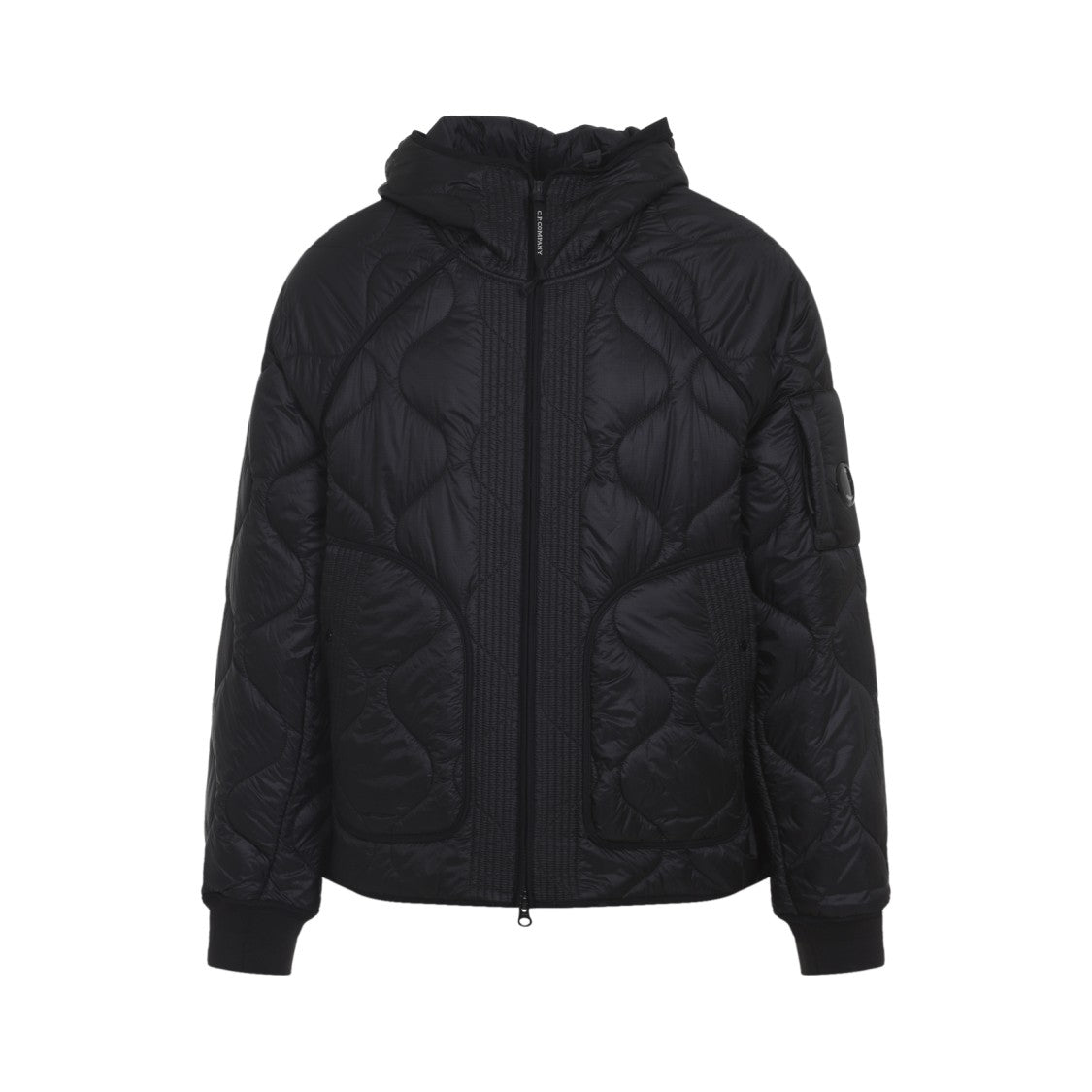 C.P. Company Black Outerwear Medium Jacket In Liner